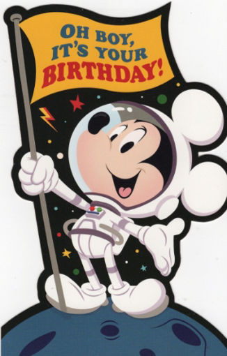 Picture of OH BOY, ITS YOUR BIRTHDAY! MICKEY MOUSE BIRTHAY CARD